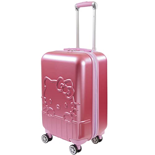Ful AONELAS Hello Kitty Rollgepäck, Hartschalenkoffer mit Rollen, 53,3 cm, Rosa (HKFL0002AZ-650), Rose Ful AONELAS Hello Kitty Rollgepäck, Hartschalenkoffer mit Rollen, 53,3 cm, Rosa (HKFL0002AZ-650), Rose von Ful