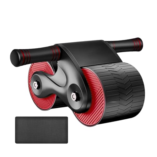 Abdominal Wheel Ab Roller, Automatisches Abdominal Wheel | Bauch-Übungsroller | Automatischer Rückprall-Bauch-Übungsrad, robustes -Gym-Übungsrad für Männer und Frauen, Bauchmuskeltraining von Fulenyi