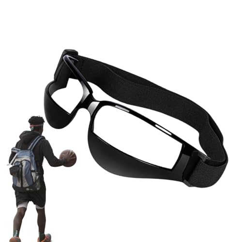 Fulenyi Dribbelbrille,Basketballbrille | Tragbare Basketball-Sportbrillen Brillen - Damen Herren Schützende Sport-Dribble-Spezifikationen für Spieler, Teenager, Erwachsene, Kinder, Basketballtraining von Fulenyi