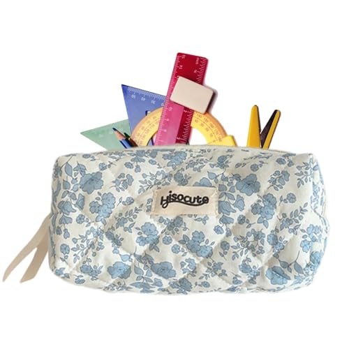 Fulenyi Geblümtes Federmäppchen, Reise-Kosmetiktasche | Multifunktionale Blumen-Briefpapiertasche - Weiche Make-up-Tasche, wasserdichte Stifttasche für Stifte, Bleistifte, Radiergummis, Farbstifte von Fulenyi