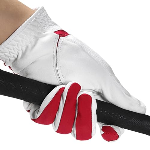 Fulenyi Golfhandschuh,Golfhandschuhe | Strapazierfähige Tour-Handschuhe,Langlebige und atmungsaktive, eng anliegende Handschuhe für Golfer, Allwetter-Handschuhe mit verstellbarem Verschluss für von Fulenyi