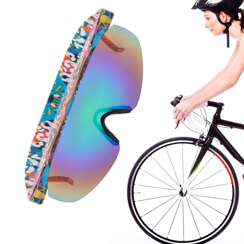 Fulenyi Mountainbike-Brille, winddicht, großer Rahmen, Sport-Sonnenbrille, UV-Schutz, Fahrradbrille zum Angeln, Radfahren, Autofahren, Unisex-Reitausrüstung von Fulenyi