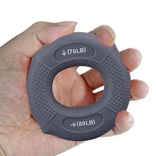 Handtrainingsring aus Silikon, Fingerring Grip Handtrainer | Zange zum Drücken aus Silikon, Übungstrainer für die Stärkung der Muskulatur Handtrainingsring aus Silikon, Fingerring Grip Handtrainer | Zange zum Drücken aus Silikon, Übungstrainer für die Stärkung der Muskulatur von Fulenyi