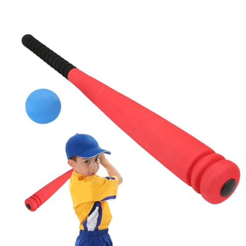 Schaumstoff-Schläger- und Ball-Set, Kleinkind-Schläger und Ball - Weiches Kleinkind-Baseball-Set,Schaumstoff-Hinterhofschläger mit Ball, Indoor-Outdoor-Sportballschläger-Set für Park, Garten, von Fulenyi