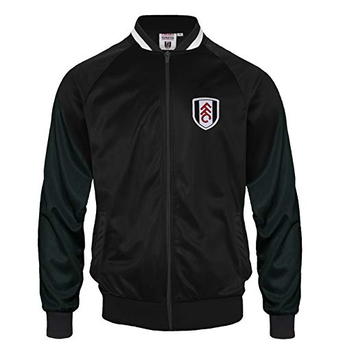 Fulham FC - Herren Trainingsjacke im Retro-Design - Offizielles Merchandise - Geschenk für Fußballfans - S von Fulham FC