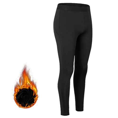 Leggings für Damen Lang Thermo Leggings Gym Thermohose Fleece Thermoleggings Winter Winterleggins Warme Gefütterte Leggings Baumwolle Thermo Hose von Fulidngzg