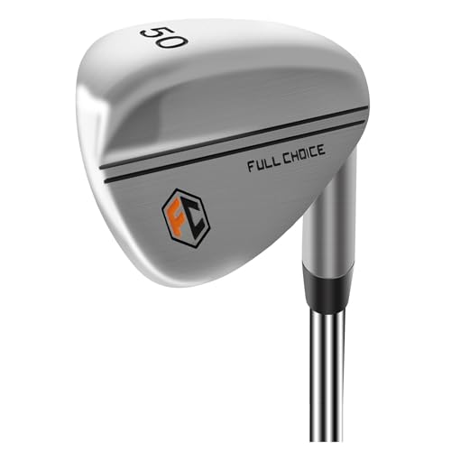 FULL CHOICE Golf Sand Wedge, 50 Grad Golfkeil für Herren und Damen, rechte Hand, gefrästes Gesicht für mehr Spin FULL CHOICE Golf Sand Wedge, 50 Grad Golfkeil für Herren und Damen, rechte Hand, gefrästes Gesicht für mehr Spin von Full Choice