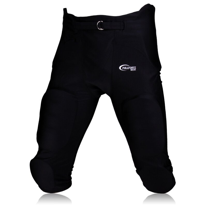 Full Force American Footballhose Crusher 7 Pocket Pad "All in One" Gamepant - schwarz Gr. XL von Full Force Wear