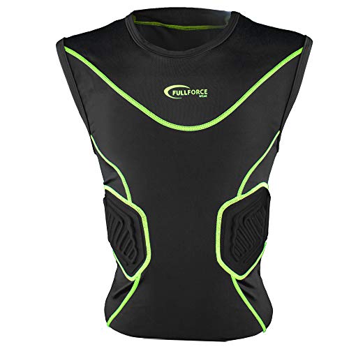 Full Force Wear Shocc Lite 3 Pad Shirt mit Rippenpolsterung, Gr. S von Full Force