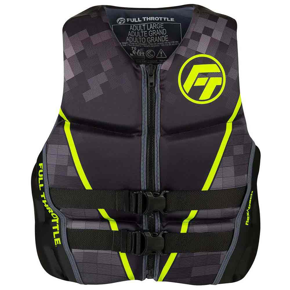 Full Throttle Rapid Dry Flex Back Life Jacket Grau 2XL Full Throttle Rapid Dry Flex Back Life Jacket Grau 2XL von Full Throttle