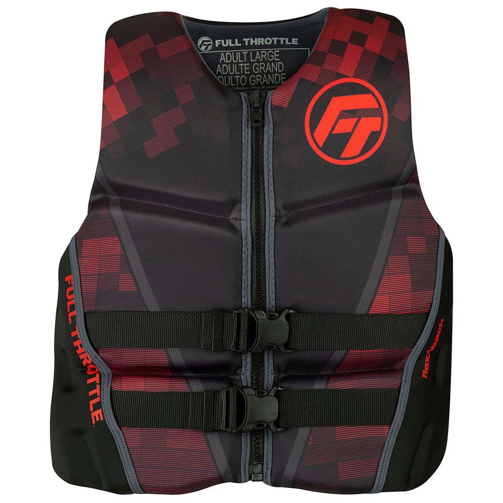 Full Throttle Rapid Dry Flex Back Life Jacket Rot L Full Throttle Rapid Dry Flex Back Life Jacket Rot L von Full Throttle