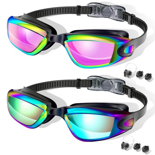 FullLove Schwimmbrille Kinder, 2 Stück Schwimmbrille mit Silikon-Nasenbrücke, Anti-Beschlag UV-Schutz Klare Sicht Wasserdicht, für Kinder im Alter von 3-14 Jahren für Jungen Mädchen FullLove Schwimmbrille Kinder, 2 Stück Schwimmbrille mit Silikon-Nasenbrücke, Anti-Beschlag UV-Schutz Klare Sicht Wasserdicht, für Kinder im Alter von 3-14 Jahren für Jungen Mädchen von FullLove