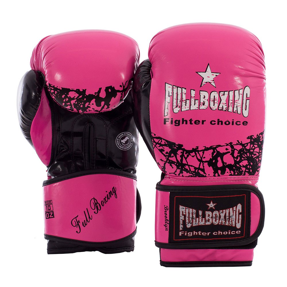 Fullboxing Brooklyn Leather Artificial Boxing Gloves Rosa 10 oz Fullboxing Brooklyn Leather Artificial Boxing Gloves Rosa 10 oz von Fullboxing