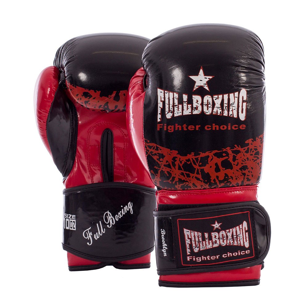 Fullboxing Brooklyn Artificial Leather Boxing Gloves Rot 12 oz von Fullboxing