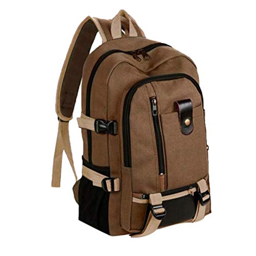 Fulltime Unisex Fashion Einfache Doppel-Schulter Canvas Rucksack Schultasche Hot Travel Bag von Fulltime E-Gadget