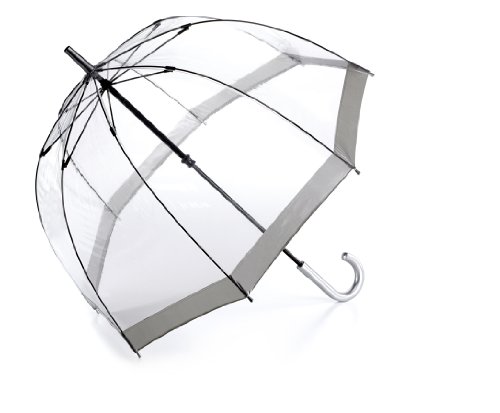Fulton Damen Regenschirm durchsichtig silber Fulton Damen Regenschirm durchsichtig silber von Fulton