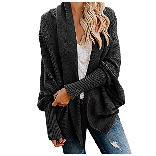 Cardigan Damen Lang Strickmantel Strickjacke Sweater Elegant Manschette Langarm Sweatshirt Langen Mantel Jacke Tops Outwear Casual Offen Pulllover Damen Herbst Winter Outing Stil Cardigan Damen Lang Strickmantel Strickjacke Sweater Elegant Manschette Langarm Sweatshirt Langen Mantel Jacke Tops Outwear Casual Offen Pulllover Damen Herbst Winter Outing Stil von FunAloe