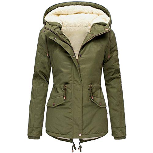 FunAloe Warme Damen Winter Jacke lang Winterjacke Mantel Verdickte, mit Baumwolle gepolsterte Kleidung mit Taschen Damen Winter Jacke Mantel Warm gefütterte Winterjacke Damen Winter Mantel FunAloe Warme Damen Winter Jacke lang Winterjacke Mantel Verdickte, mit Baumwolle gepolsterte Kleidung mit Taschen Damen Winter Jacke Mantel Warm gefütterte Winterjacke Damen Winter Mantel von FunAloe