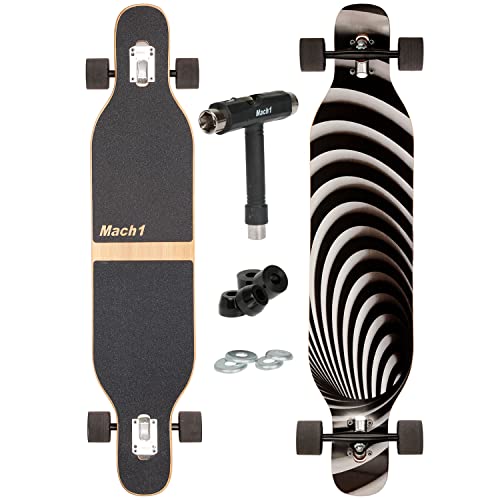 Camber Longboard mit Keramik Kugellager in Flex1 Drop Through Cruiser Freeride Skaten Komplettboard mit T-Tool Camber Longboard mit Keramik Kugellager in Flex1 Drop Through Cruiser Freeride Skaten Komplettboard mit T-Tool von FunTomia