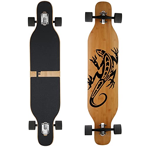 FunTomia Longboard mit 3 Flex Stufen Drop Through Cruiser Komplettboard Mach1 Speed Kugellager T-Tool FunTomia Longboard mit 3 Flex Stufen Drop Through Cruiser Komplettboard Mach1 Speed Kugellager T-Tool von FunTomia