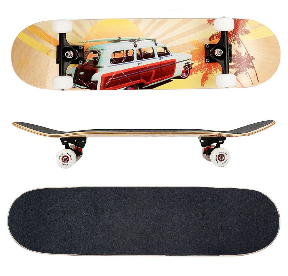 FunTomia Skateboard Skateboard mit Mach1 ABEC-9 Kugellager 7-lagigem Ahornholz 100A Rollen FunTomia Skateboard Skateboard mit Mach1 ABEC-9 Kugellager 7-lagigem Ahornholz 100A Rollen von FunTomia