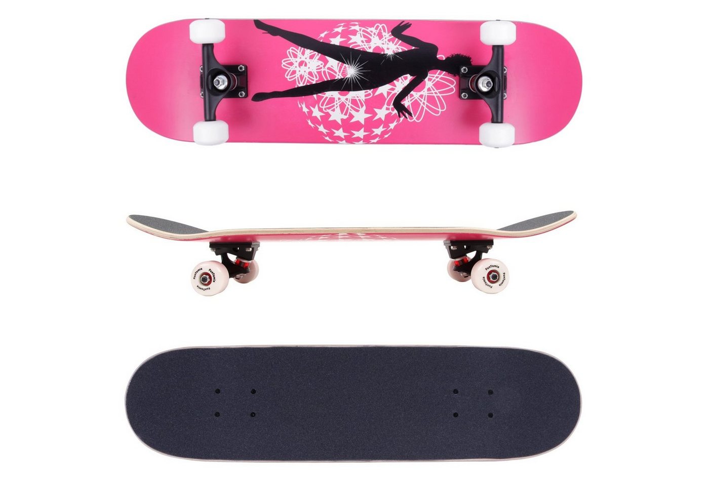 FunTomia Skateboard Skateboard mit Mach1 ABEC-9 Kugellager 7-lagigem Ahornholz 100A Rollen FunTomia Skateboard Skateboard mit Mach1 ABEC-9 Kugellager 7-lagigem Ahornholz 100A Rollen von FunTomia