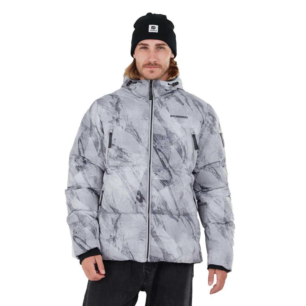 Fundango Ewan Puffer Jacket Grau L Mann von Fundango