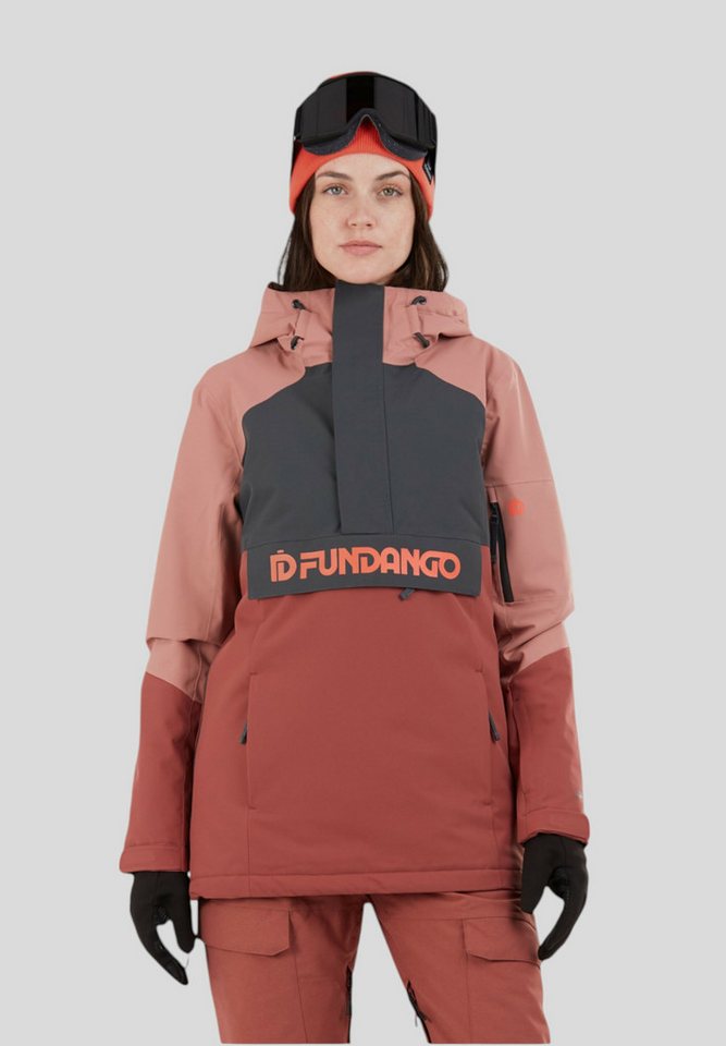 Fundango Winterjacke Birch ECO Logo Anorak Skijacke im Pulloverstil sorgt für vollständige Bewegungsfreiheit Fundango Winterjacke Birch ECO Logo Anorak Skijacke im Pulloverstil sorgt für vollständige Bewegungsfreiheit von Fundango