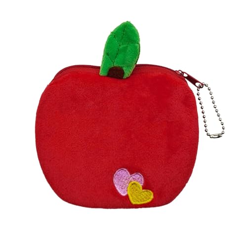 FuninCrea Münzbörsen für Damen, Kreativer Plüsch in Form von Früchten Kleines Portemonnaie Damen Münzbeutel Niedlicher Cartoon Münztaschen Geldbörse Damen Klein für Münzen (Stil 4-1 Packung) FuninCrea Münzbörsen für Damen, Kreativer Plüsch in Form von Früchten Kleines Portemonnaie Damen Münzbeutel Niedlicher Cartoon Münztaschen Geldbörse Damen Klein für Münzen (Stil 4-1 Packung) von FuninCrea