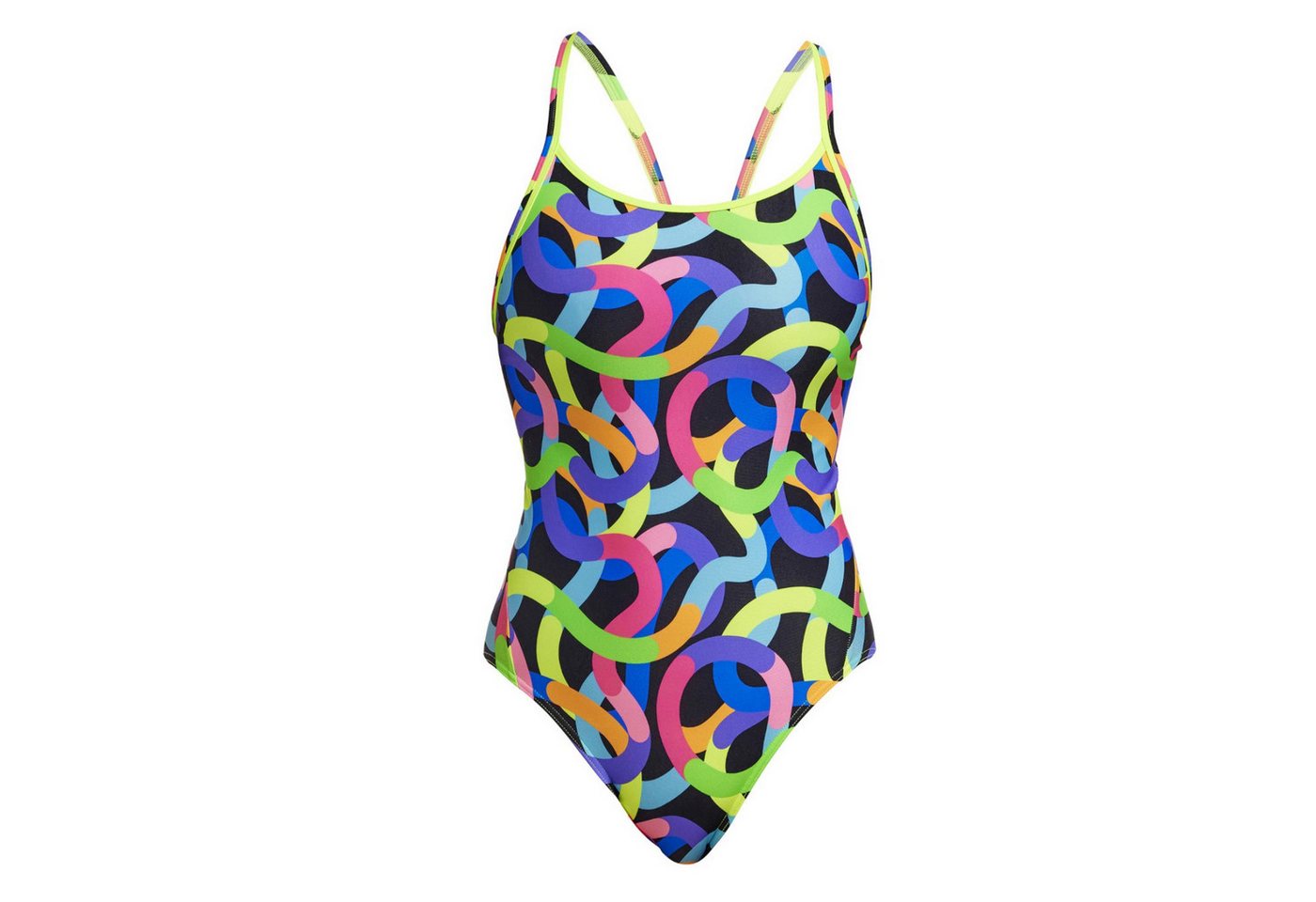 Funkita Badeanzug Got Worms für Damen chlorresistent schnelltrocknend UV 50+ von Funkita