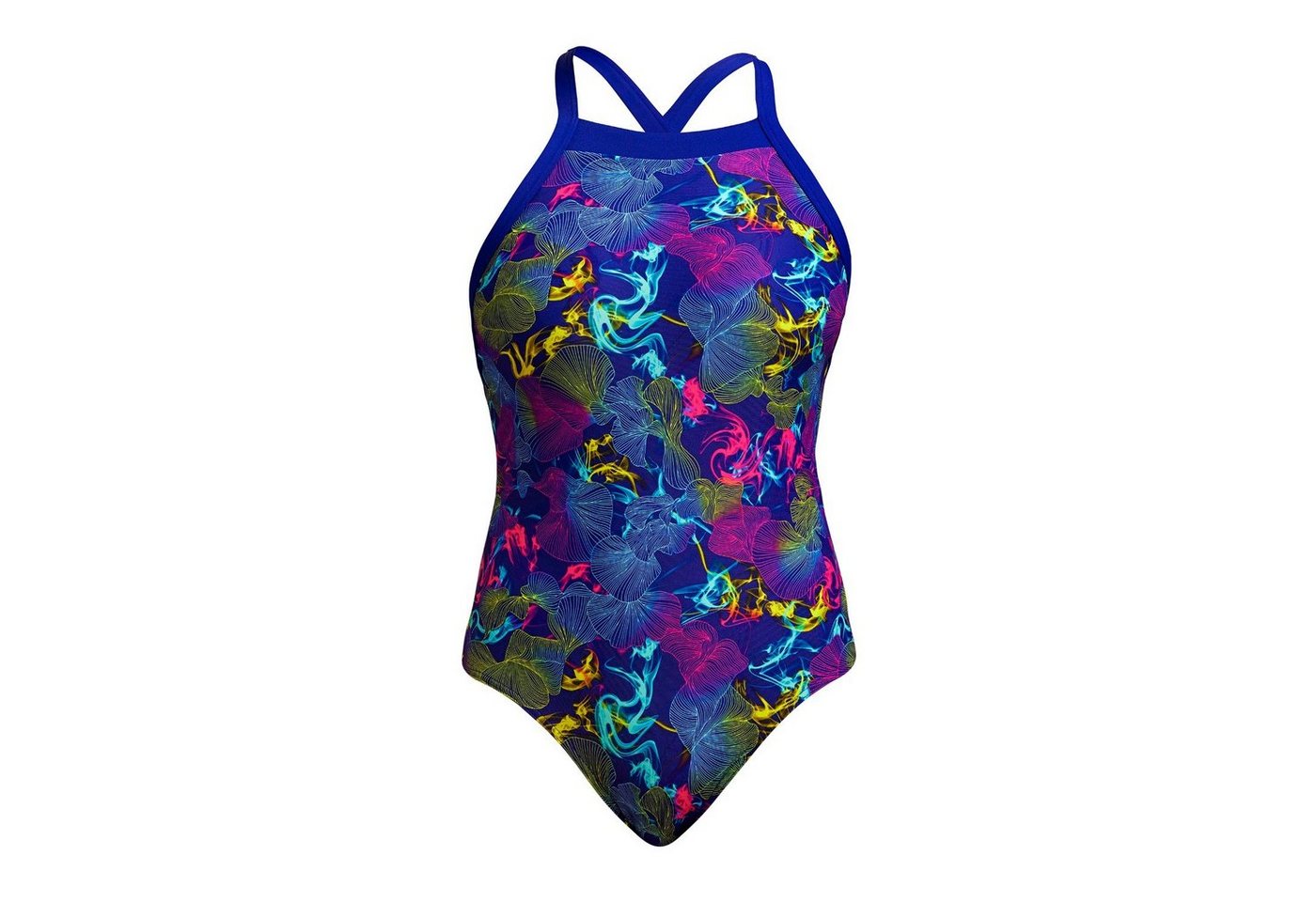 Funkita Badeanzug Oyster Saucy Damen X-förmige verstellbare Träger von Funkita