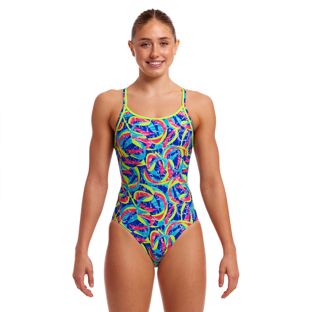 Funkita Diamond Back Swimsuit Blau AUS 14 Frau Funkita Diamond Back Swimsuit Blau AUS 14 Frau von Funkita