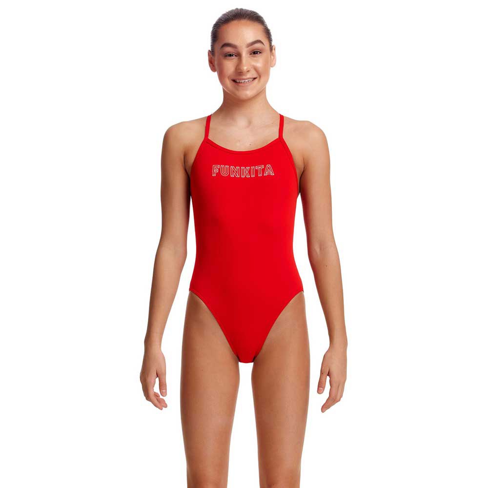 Funkita Fire Swimsuit Rot 14 Years Mädchen von Funkita
