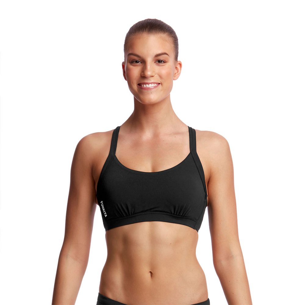Funkita Hold Steady Crop Sports Bra Schwarz AUS 8 Frau Funkita Hold Steady Crop Sports Bra Schwarz AUS 8 Frau von Funkita