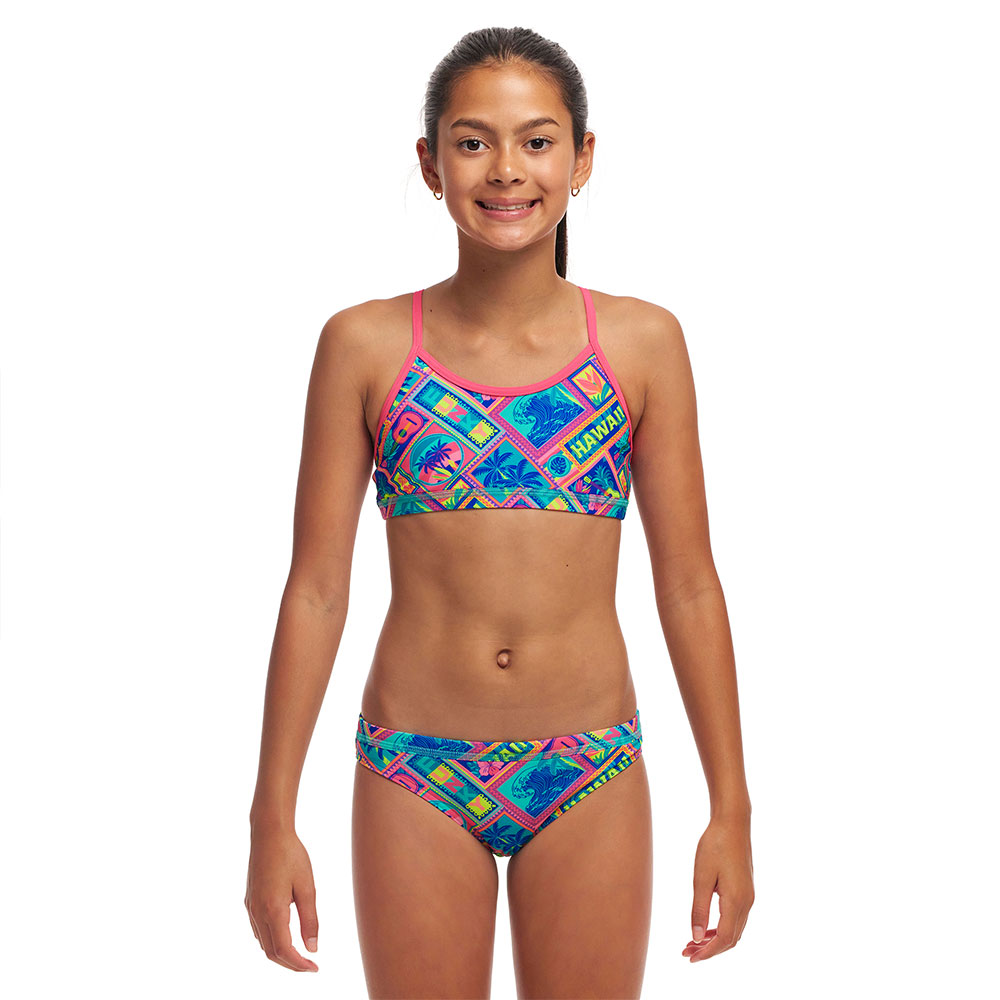 Funkita Racerback Bikini Blau 12 Years Junge von Funkita