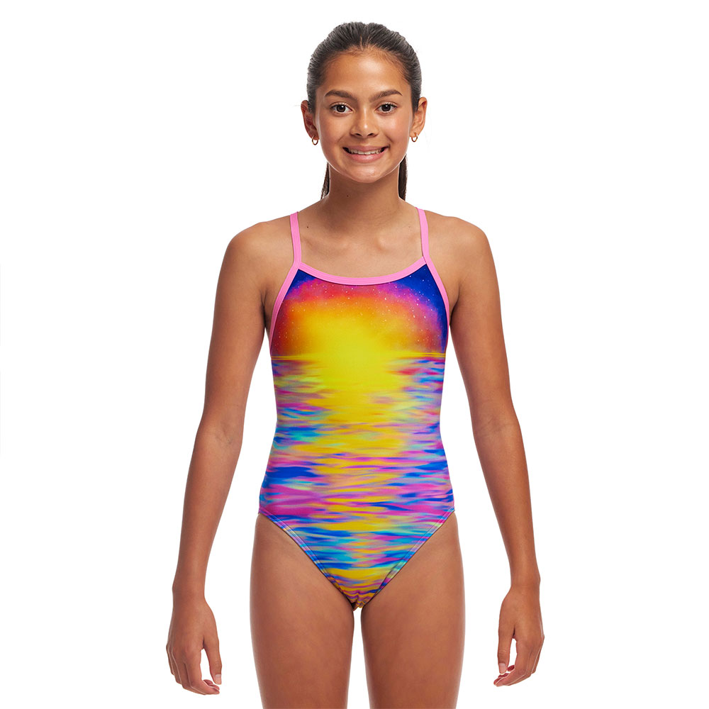 Funkita Single Strap Swimsuit Mehrfarbig 14 Years Mädchen von Funkita