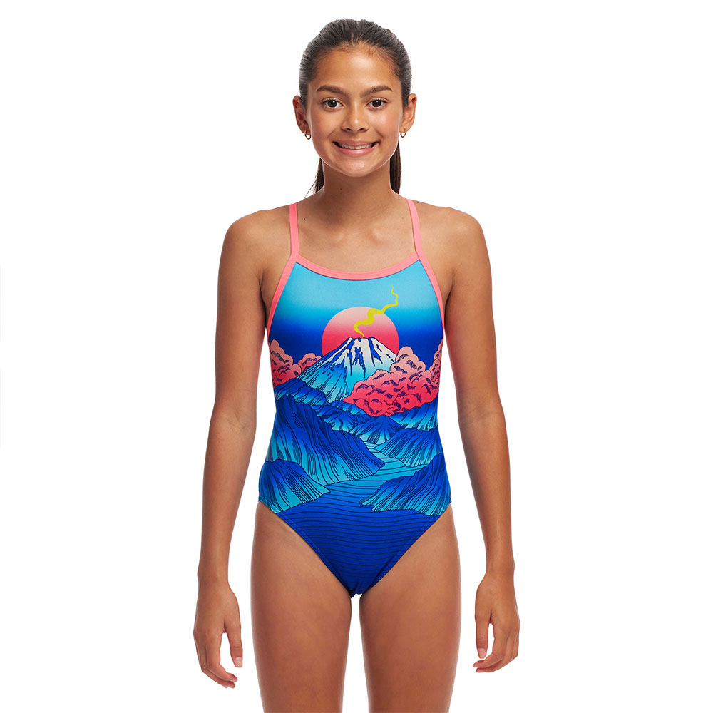 Funkita Single Strap Swimsuit Blau 14 Years Mädchen Funkita Single Strap Swimsuit Blau 14 Years Mädchen von Funkita