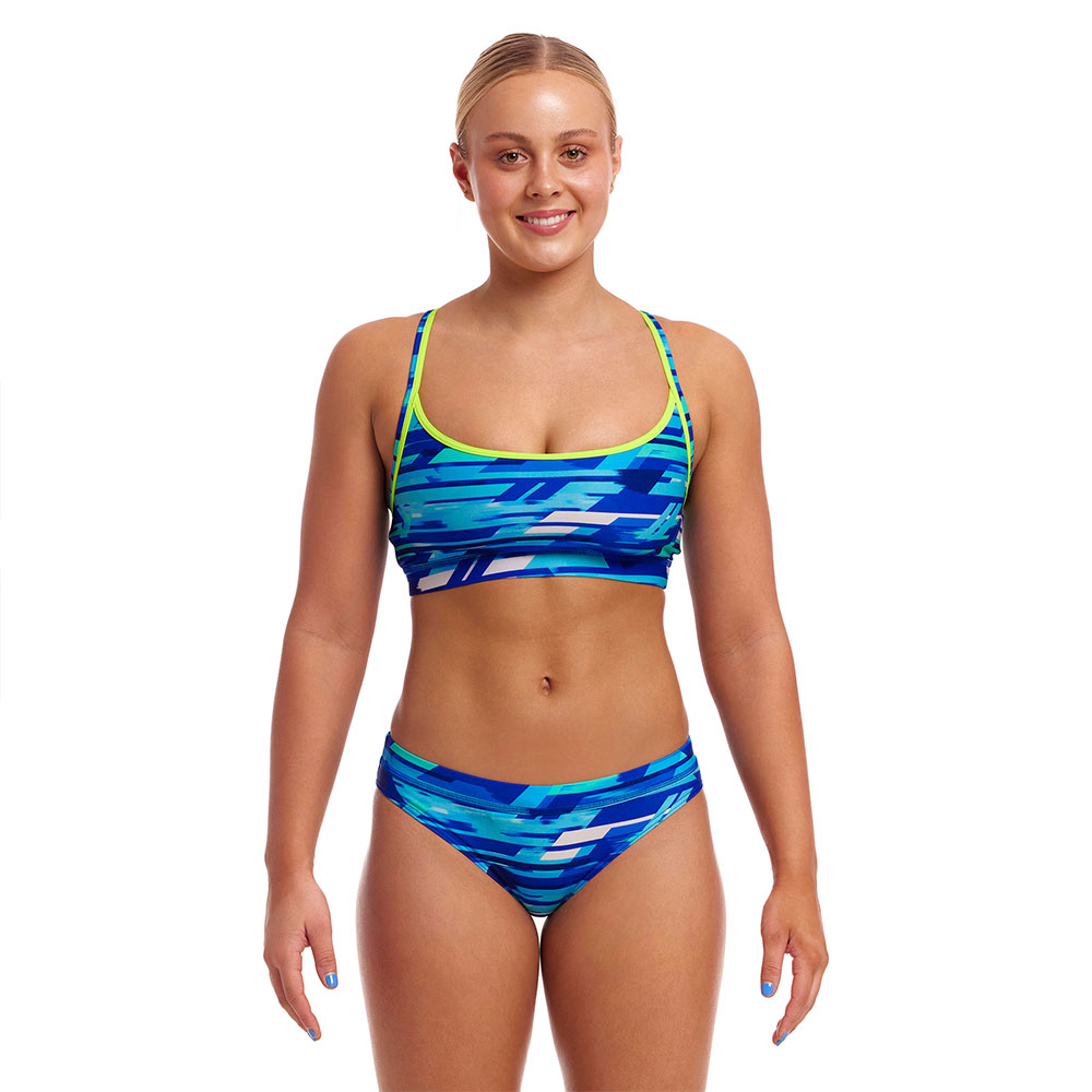 Funkita Sports Bikini Top Blau AUS 10 Frau von Funkita