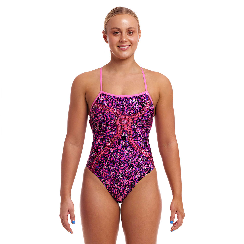 Funkita Strapped In Swimsuit Lila AUS 12 Frau Funkita Strapped In Swimsuit Lila AUS 12 Frau von Funkita