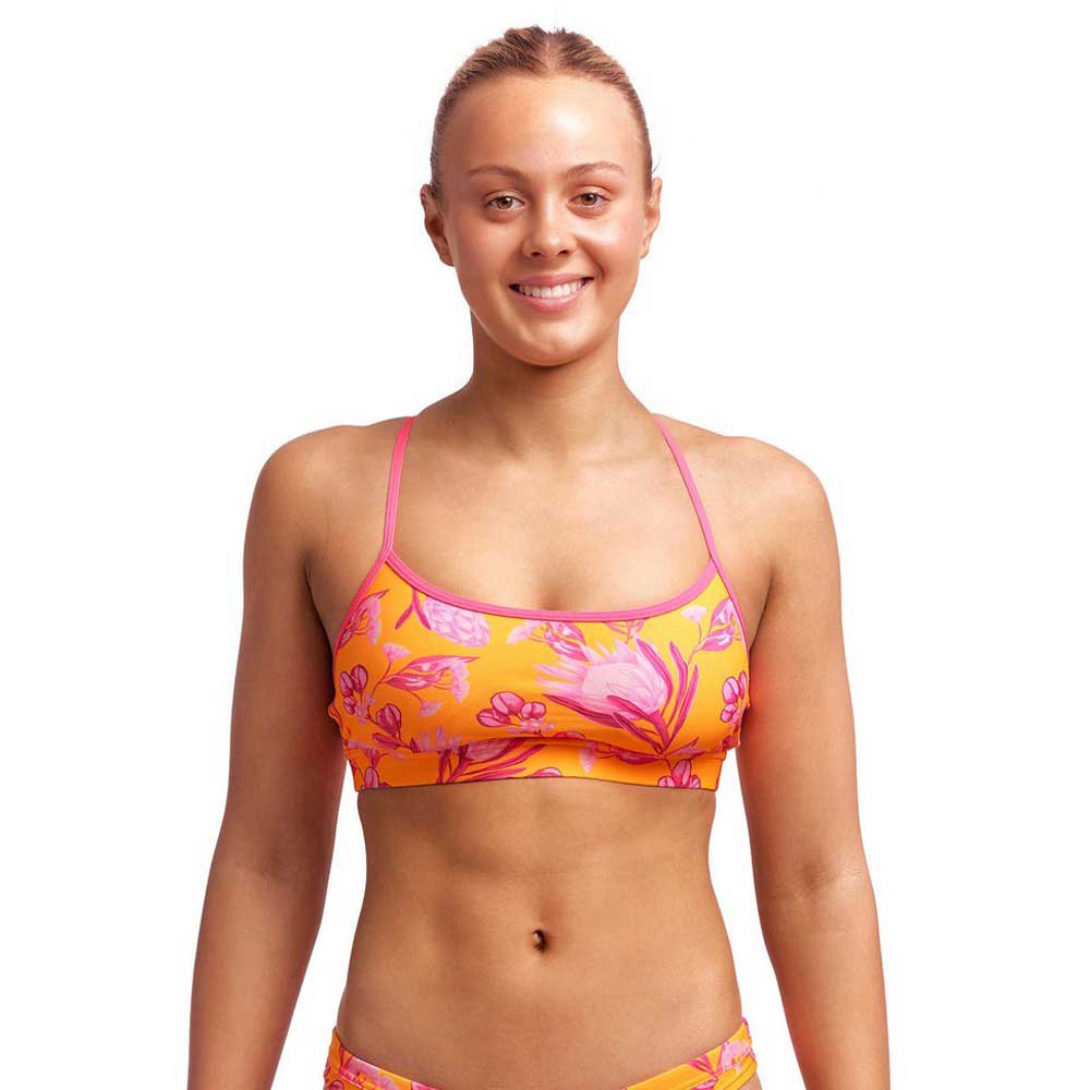 Funkita Swim Sports Top Orange AUS 10 Frau von Funkita