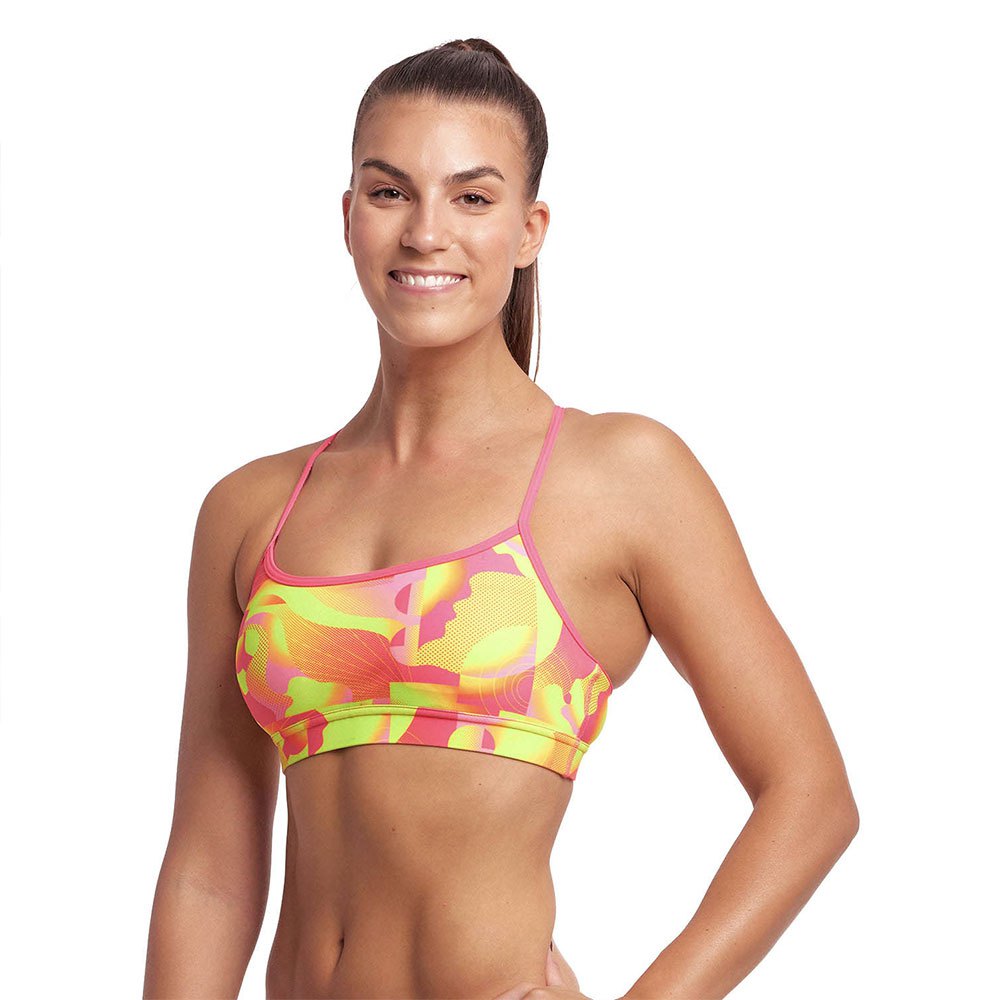 Funkita Swim Sports Top Orange AUS 8 Frau von Funkita