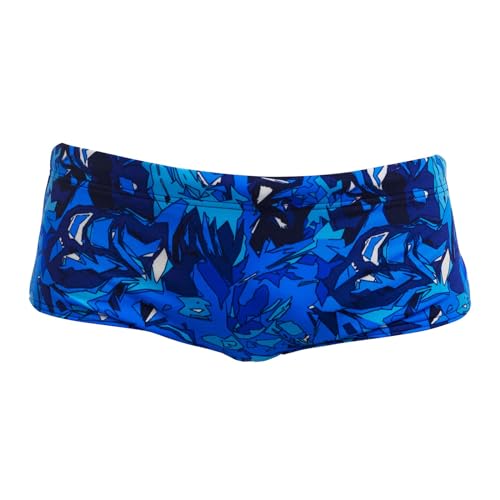 Funky Trunks Boy's Sidewinder Trunk True Bluey - Schwimmhose für Jungen, Größe:164 von Funky Trunks