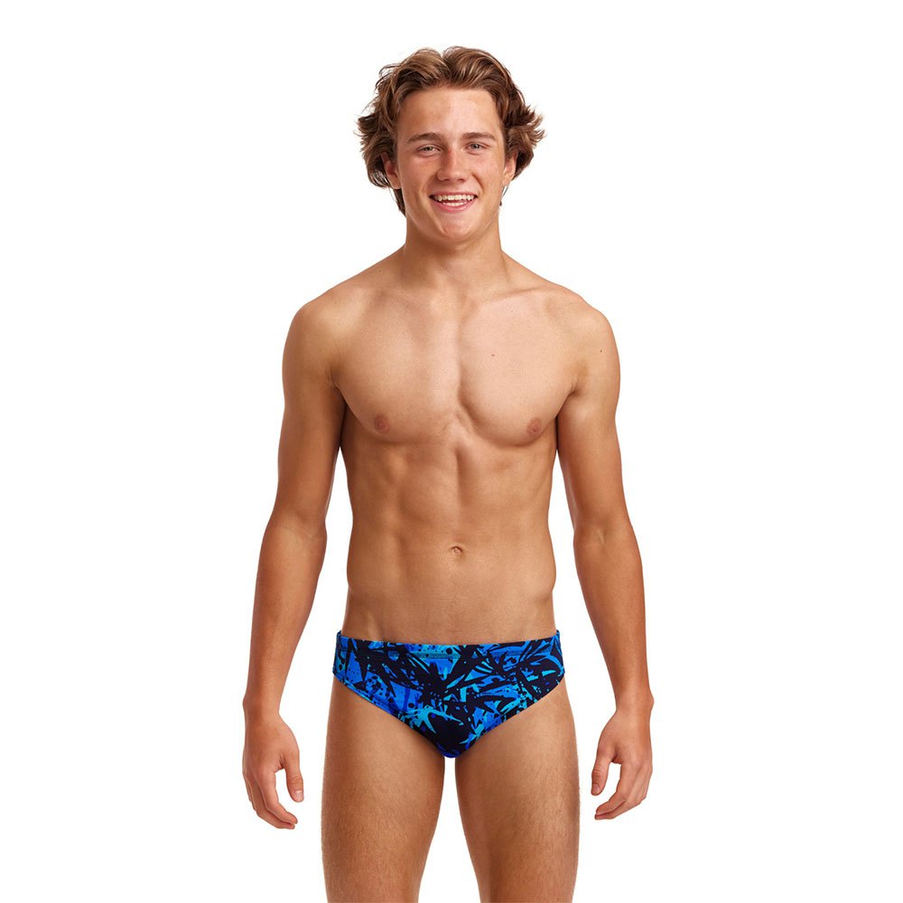 Funky Trunks Classic Seal Team Swimming Brief Blau 10 Years Junge von Funky Trunks
