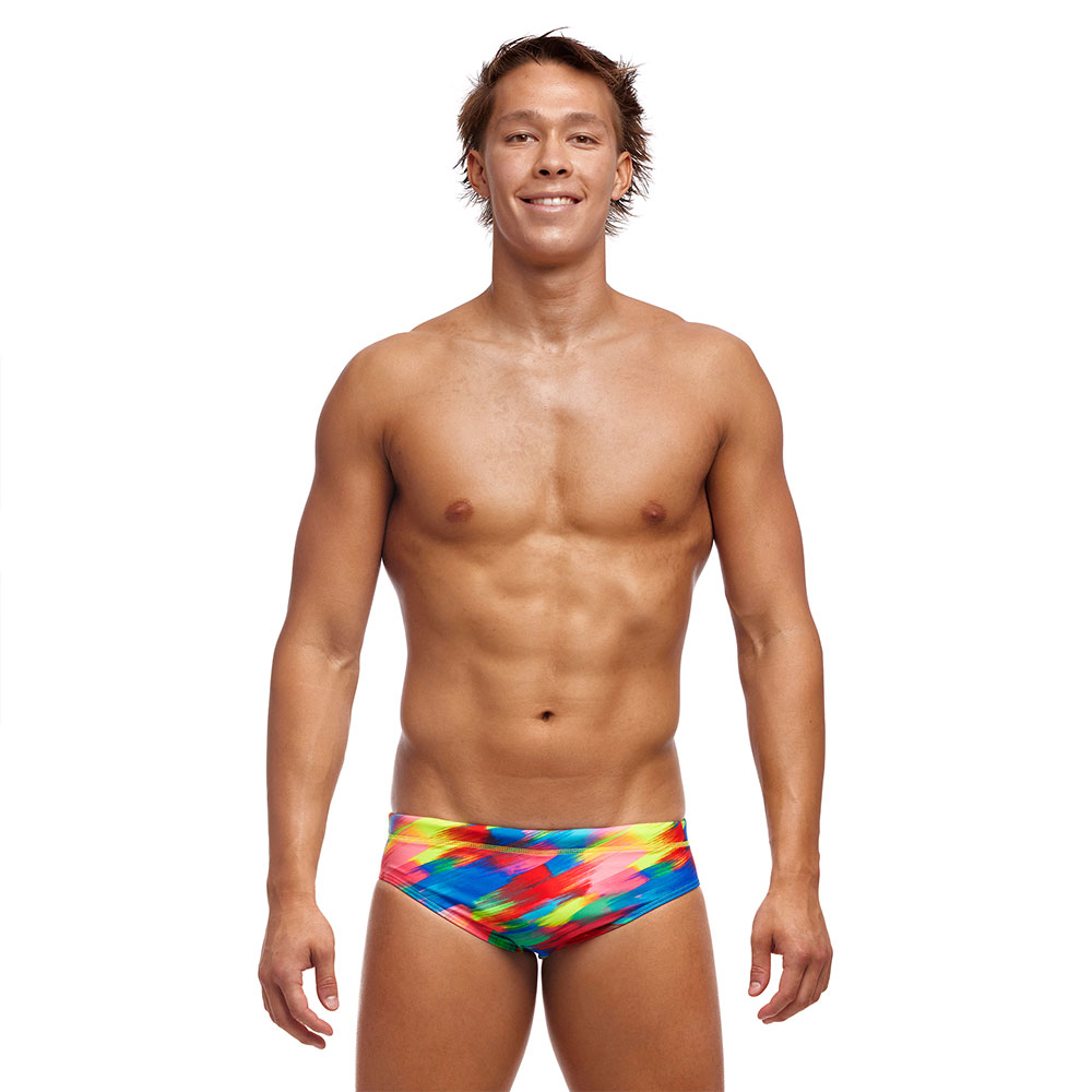 Funky Trunks Classic Swimming Brief Mehrfarbig 32 Mann von Funky Trunks