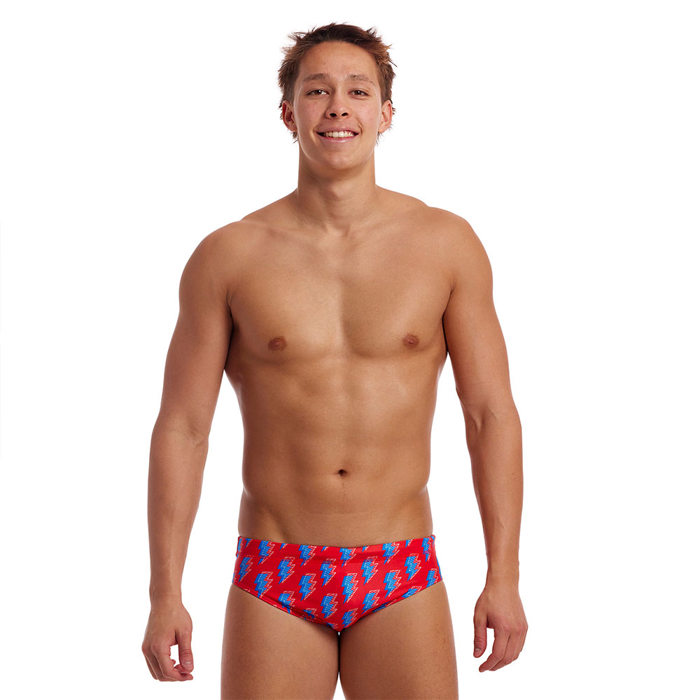 Funky Trunks Classic Swimming Brief Rot AUS 36 Mann von Funky Trunks