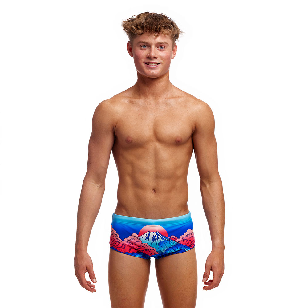 Funky Trunks Sidewinder Swimming Boxer Blau 28 Junge von Funky Trunks