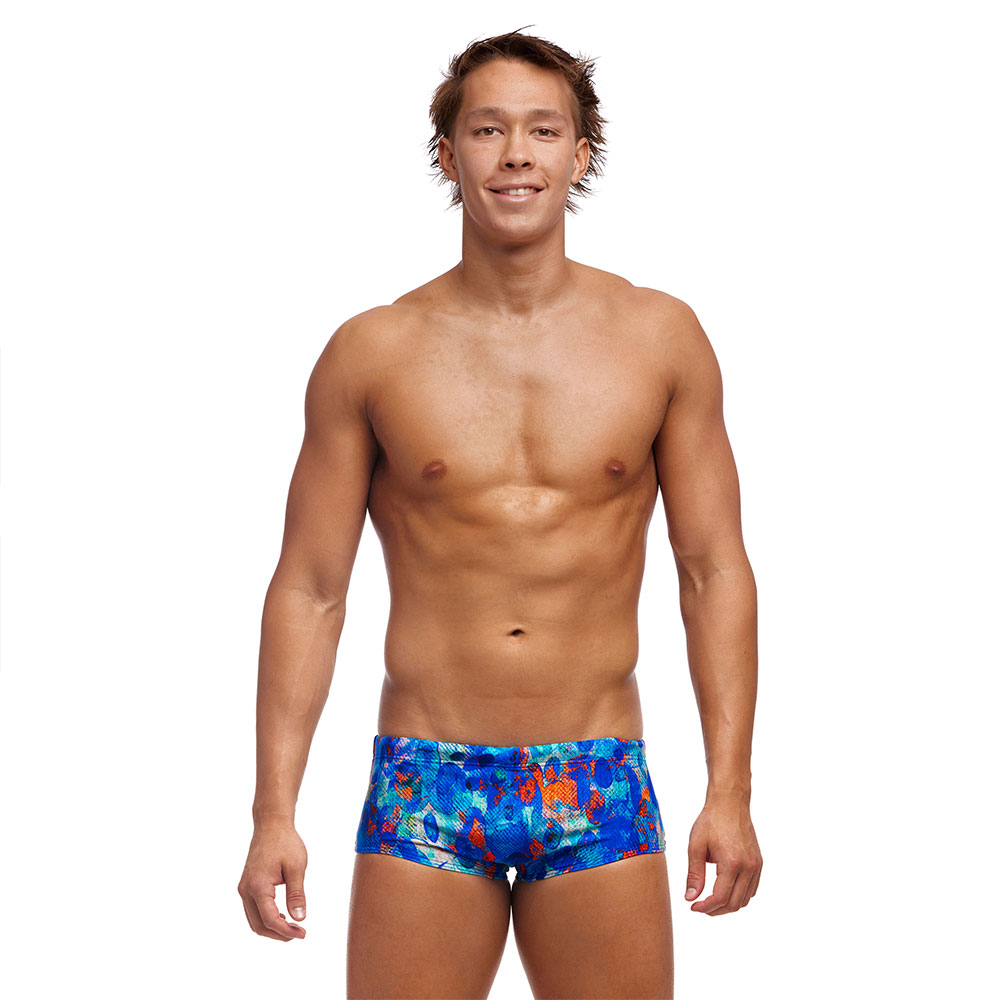 Funky Trunks Sidewinder Swimming Boxer Blau 34 Mann von Funky Trunks