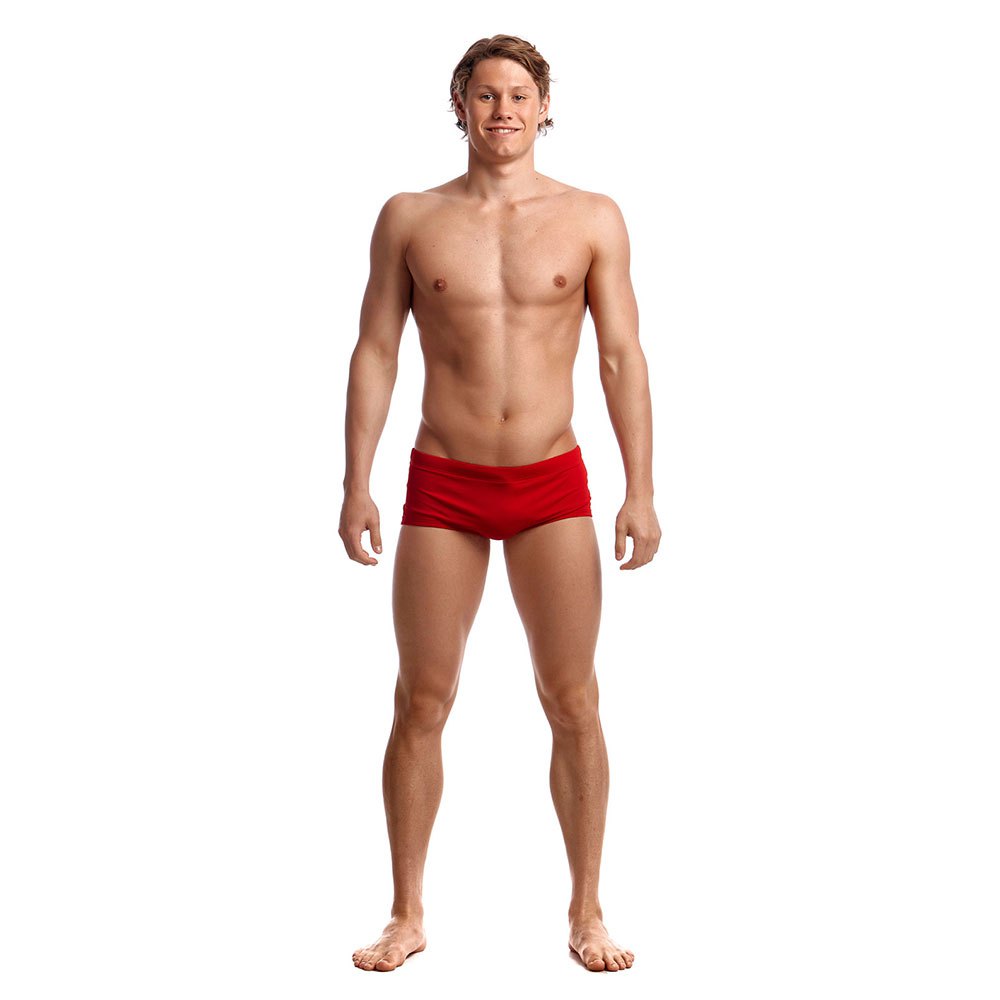 Funky Trunks Sidewinder Swimming Brief Rot 30 Mann von Funky Trunks