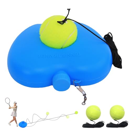 Funmo Tennis-Trainer Tennistrainer Set Trainer Baseboard Set mit 2 Rebound Ball, Selbststudium Übungs-Trainingswerkzeug Tennistrainingsausrüstung für Erwachsene Kinder Spieler Anfänger Funmo Tennis-Trainer Tennistrainer Set Trainer Baseboard Set mit 2 Rebound Ball, Selbststudium Übungs-Trainingswerkzeug Tennistrainingsausrüstung für Erwachsene Kinder Spieler Anfänger von Funmo