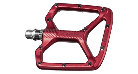 ein paar funn python flat pedals rot ein paar funn python flat pedals rot von Funn